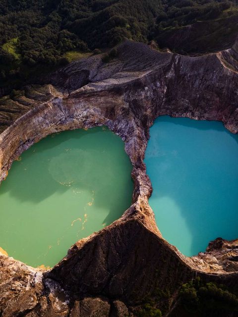 Kelimutu-Kraterseen auf Flores, Indonesien